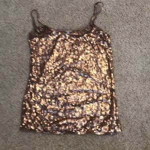Brand new sequins tank top